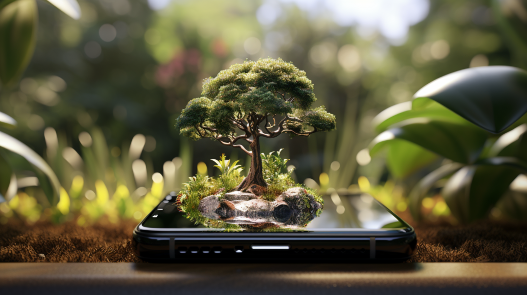 InsightID iPhone with Tree Growing Out